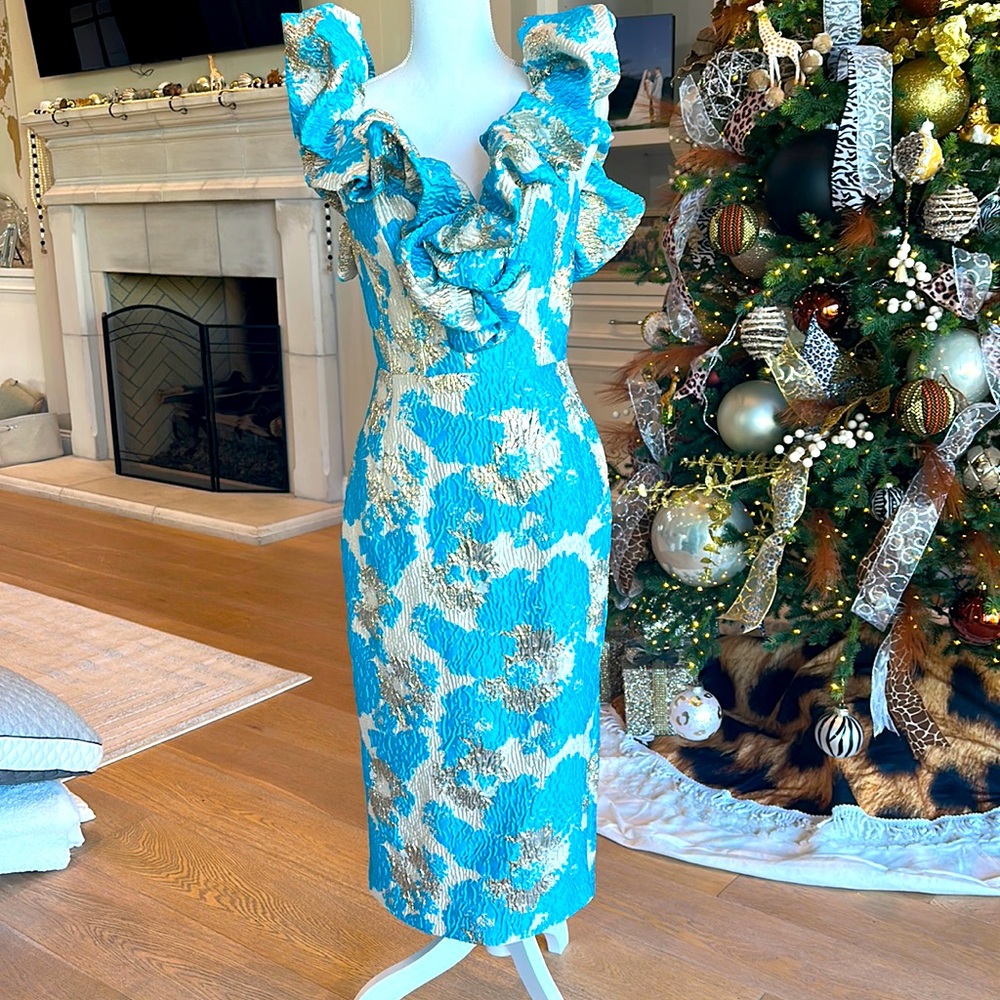 Mandalay- inspired gorgeous evening gown